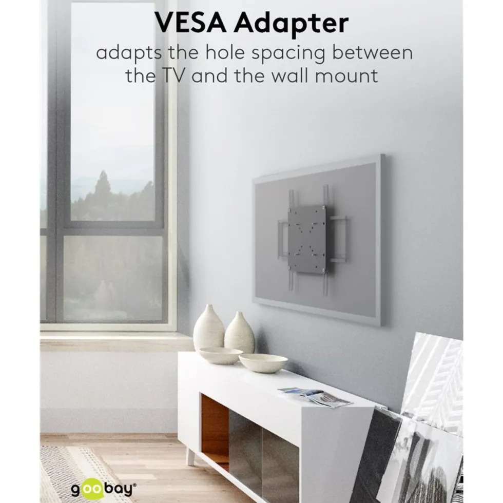 Adapter for veggfeste til TV