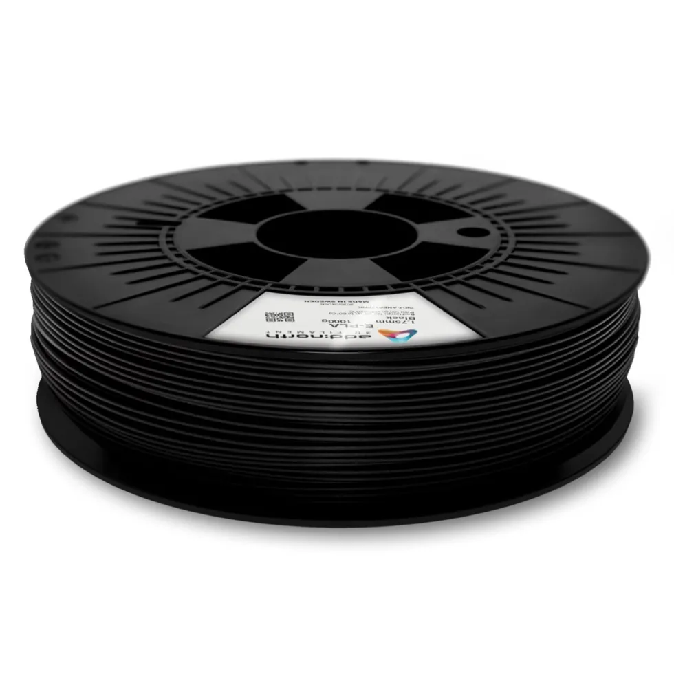 Addnorth E-PLA-filament 1,75 mm 1000 g – Svart