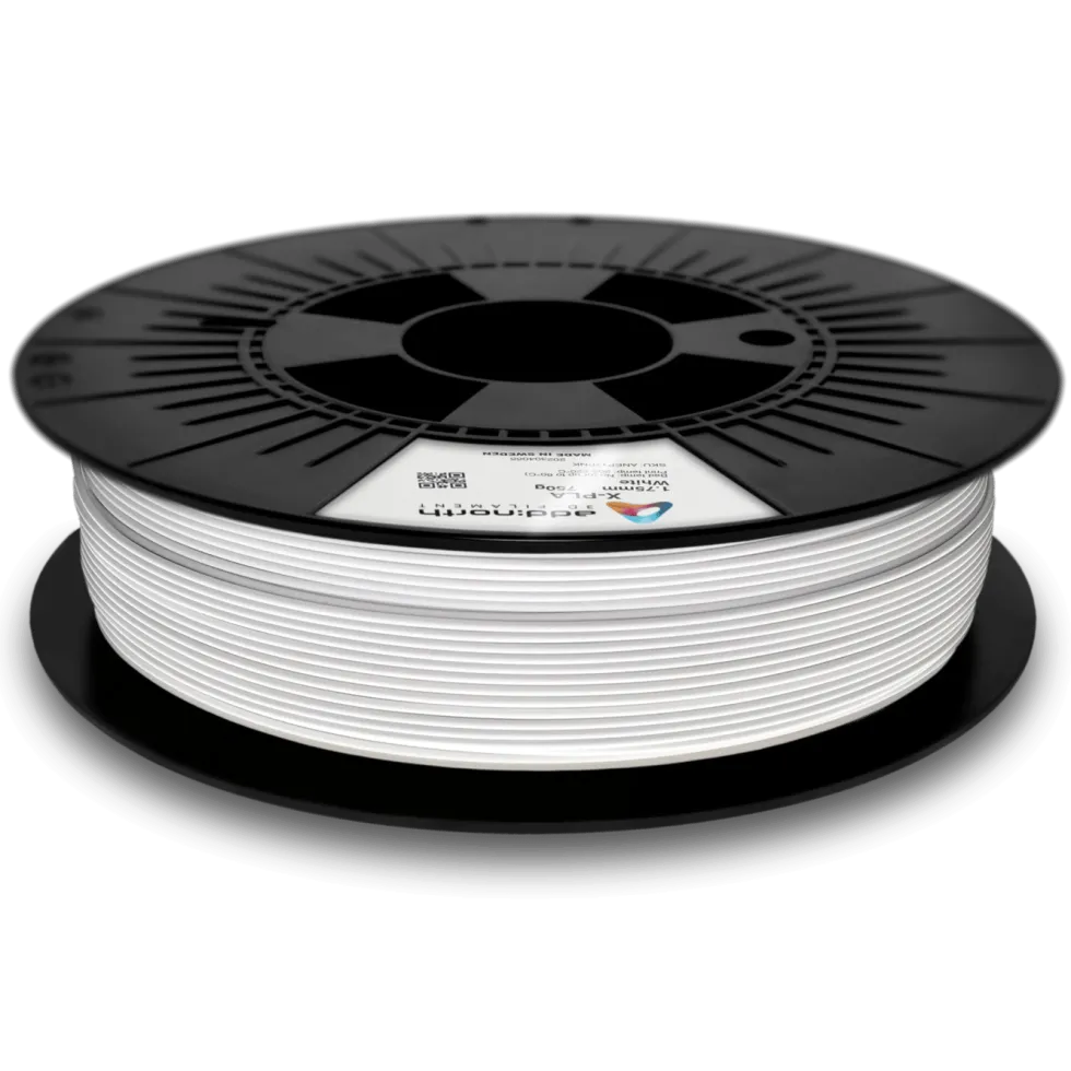 Addnorth X-PLA-filament for 3D-skriver 1,75 mm Hvit