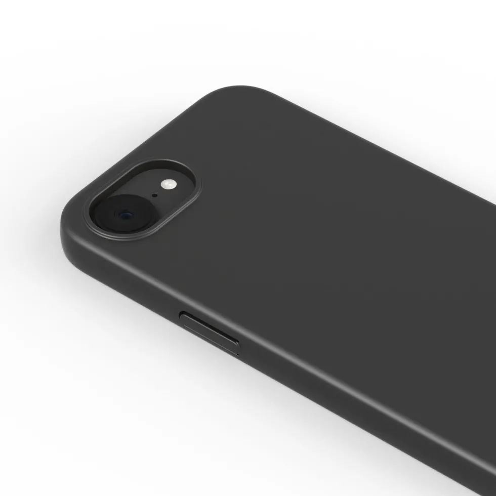 Agood company Plantebasert mobildeksel til iPhone 16e og 17e - Svart