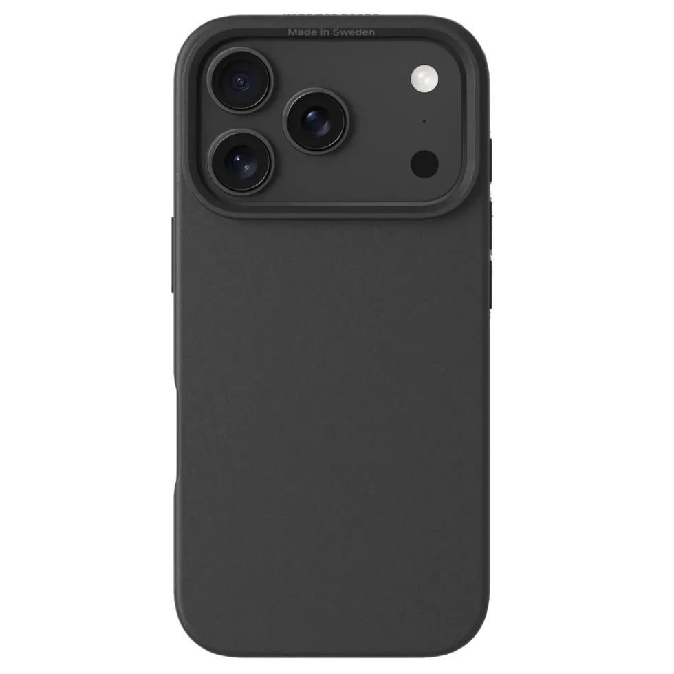 Agood company Plantebasert mobildeksel for iPhone 17 Pro Svart