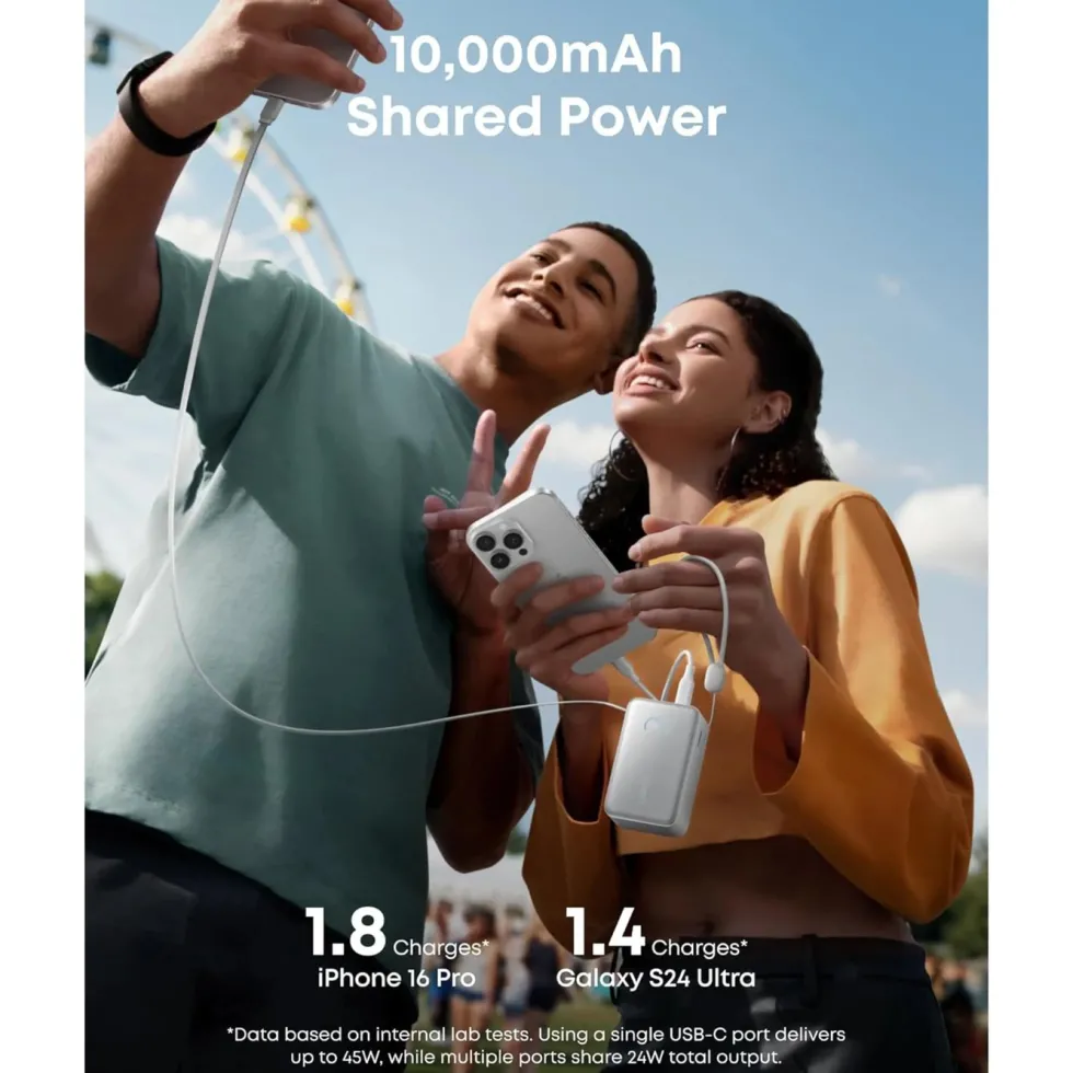 Anker Anker Nano Powerbank 10 000 mAh 45 W Hvit