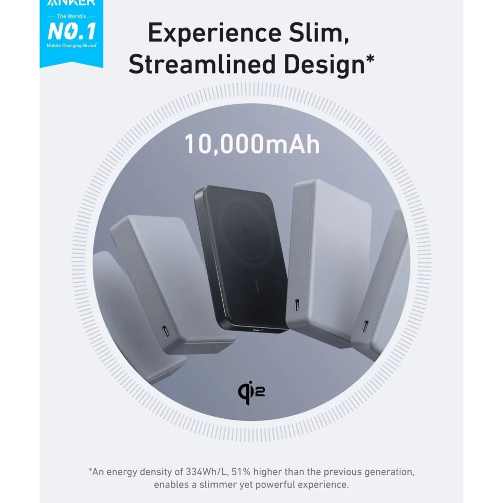 Anker MagGo Powerbank Slim 10000mah