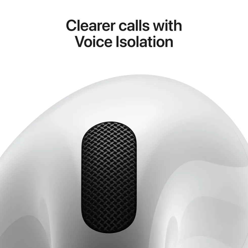 Apple AirPods 4 med aktiv støydemping