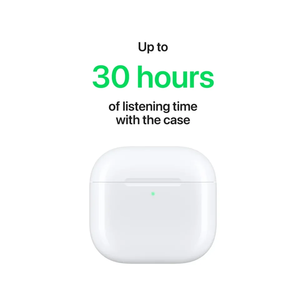 Apple AirPods 4 med aktiv støydemping