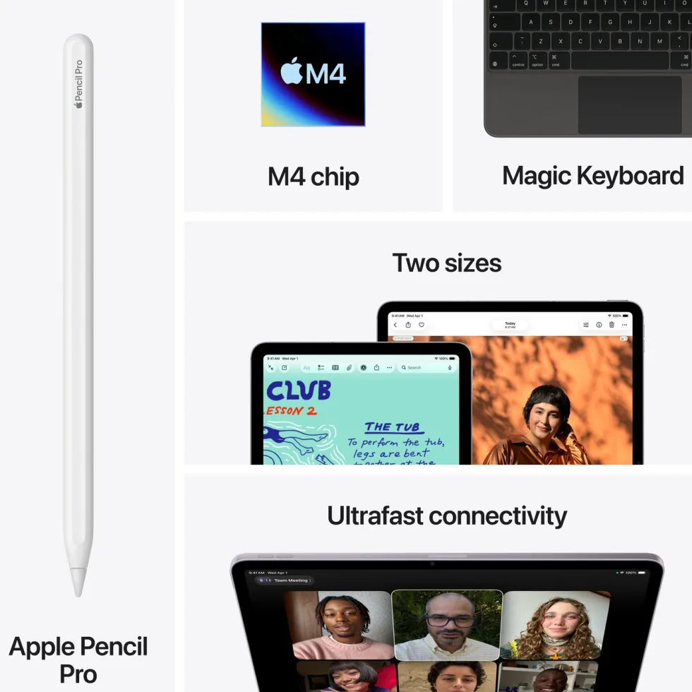 Apple iPad Air 13" (M4) 128 GB Wifi Lilla