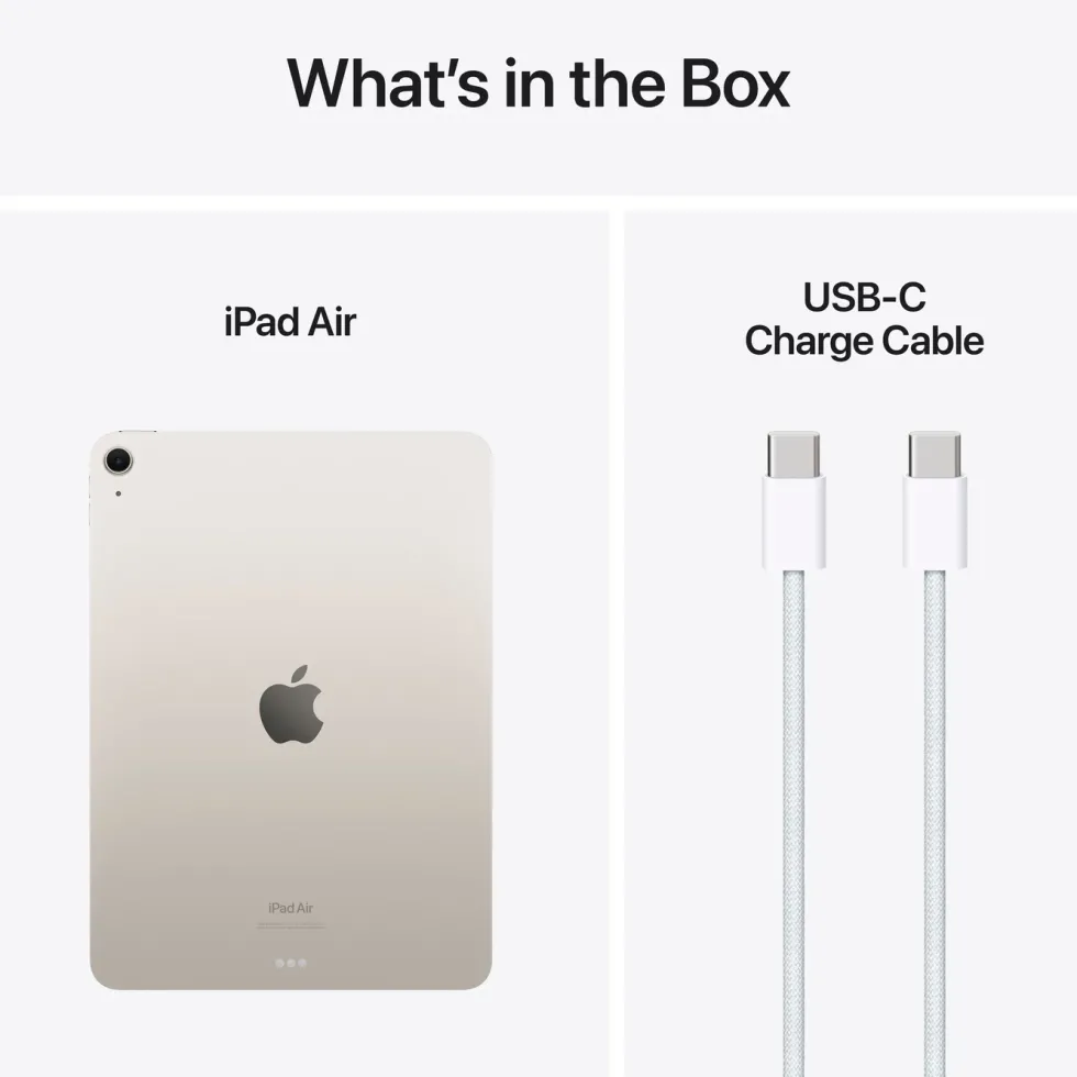 Apple iPad Air 11" (M2) 128 GB Wifi Stjerneskinn