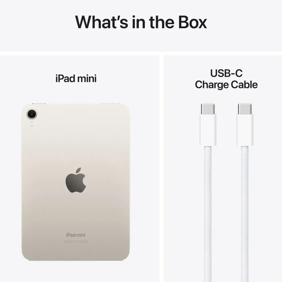 Apple iPad mini (A17 Pro) 128 GB Wifi Starlight