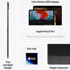 Apple iPad Pro 13 tum (M4) 256 GB Wifi Sølv