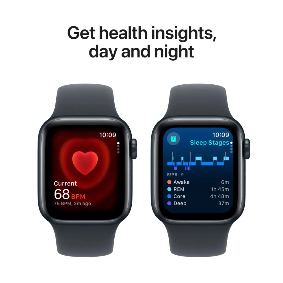 Apple Watch SE GPS 40 mm Midnight Case med Midnight Sport band M/L