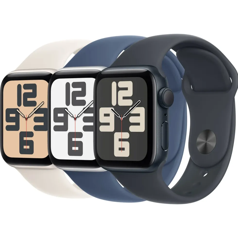 Apple Watch SE GPS 40 mm Starlight Case med Starlight Sport band M/L