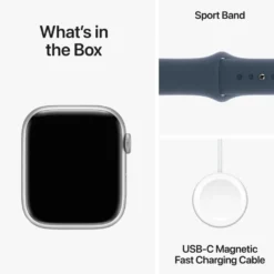 Apple Watch Series 9 GPS + Cellular 45 mm Silver M/L