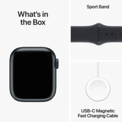 Apple Watch Series 9 GPS + Cellular 41 mm Midnight M/L