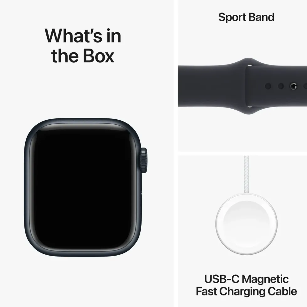 Apple Watch Series 9 GPS + Cellular 41 mm Midnight S/M