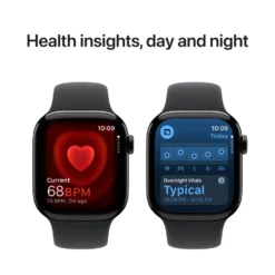 Apple Watch Series 10 GPS 42 mm Jet Black Case med Black Sport Band S/M