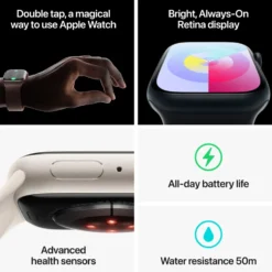 Apple Watch Series 9 GPS 41 mm Midnight L/M
