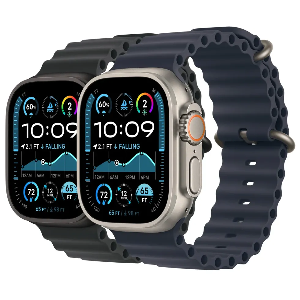 Apple Watch Ultra 2 GPS + Cellular Black Titanium Case med Black Ocean band
