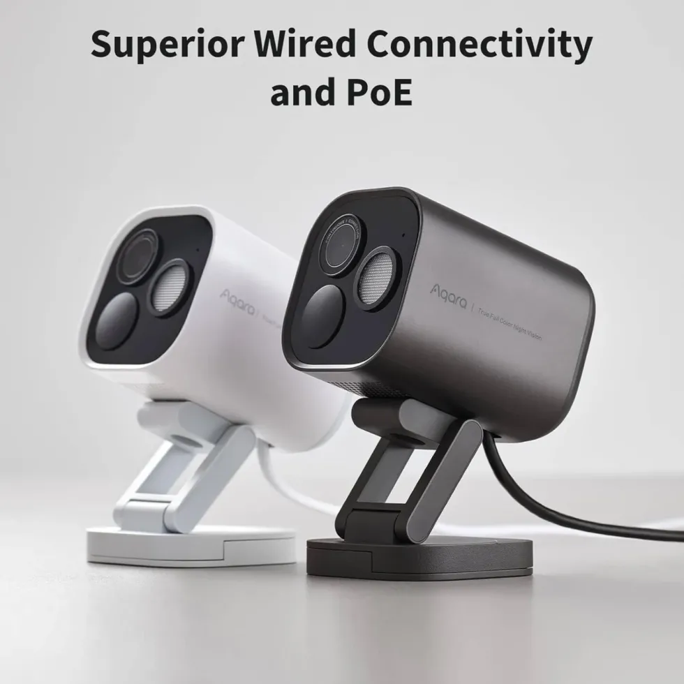 Aqara Aqara Camera Hub G5 Pro (PoE) – Overvåkingskamera med innebygd smarthub Vit