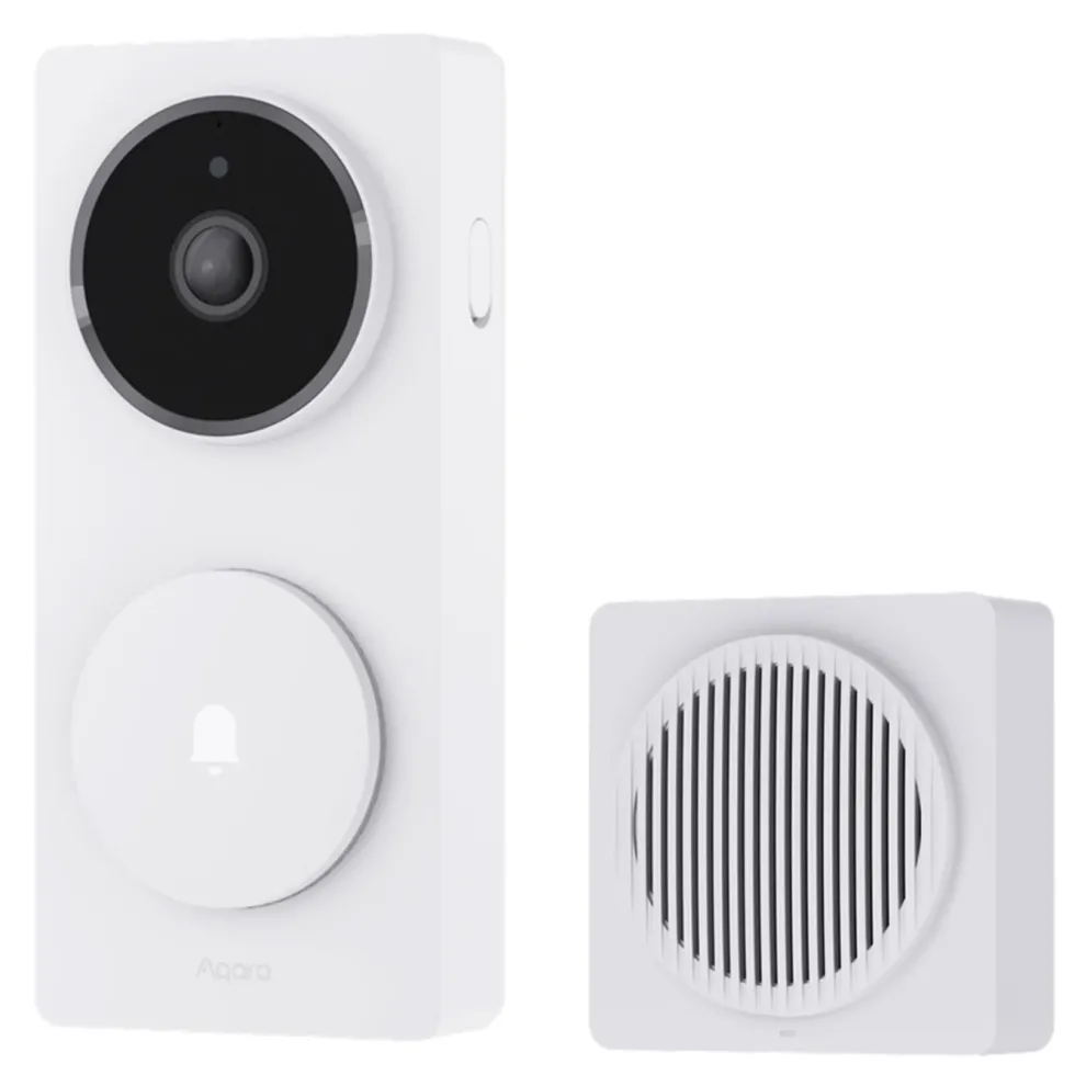 Aqara Doorbell Camera Hub G410 - smart dørklokke med hub Vit