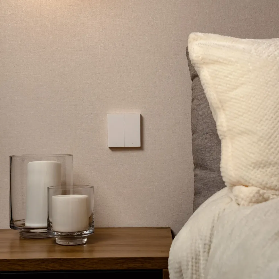 Aqara Smart Wall Switch H1 Dobbel med nøytralleder
