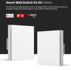 Aqara Smart Wall Switch H1 Dobbel uten nøytralleder