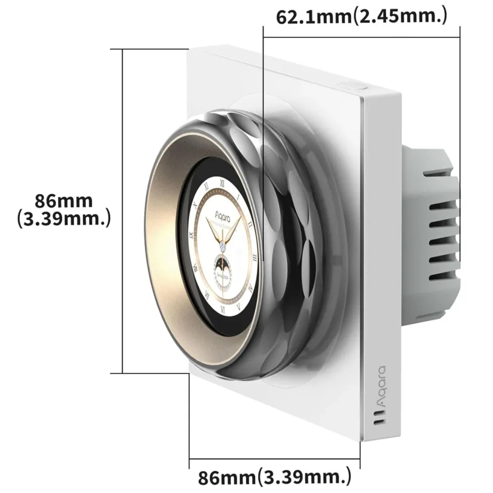 Aqara Touchscreen Dial V1 EU – smart strømbryter med pekeskjerm