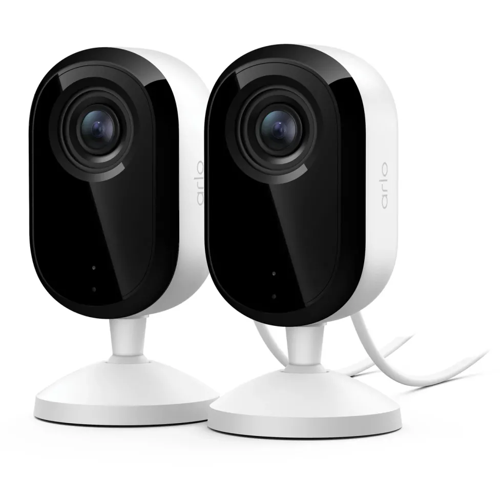 Arlo Essential 3 HD PTZ – Overvåkingskamera innendørs 2-pk.