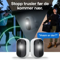 Arlo Essential 3 HD – Trådløst overvåkingskamera 3-pk.