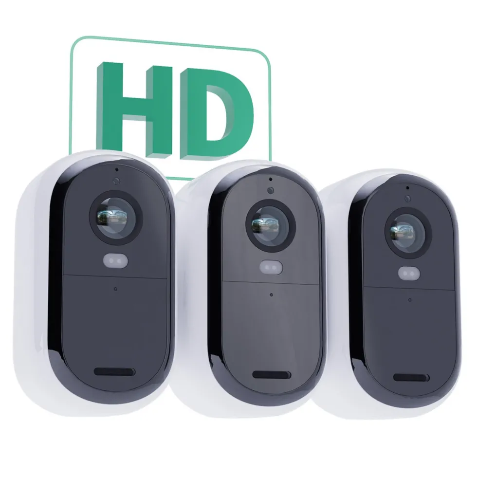 Arlo Essential 2 HD – Trådløst overvåkingskamera 3-pk.