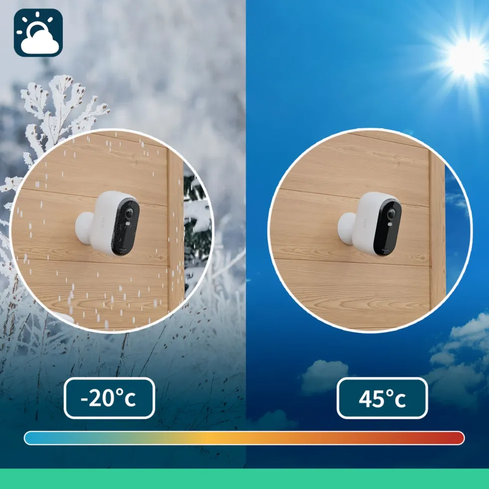 Arlo Essential 2 HD – Trådløst overvåkingskamera 2-pk.