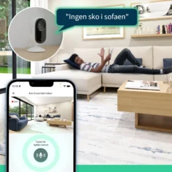 Arlo Essential 2K Innendørskamera 2-pk.