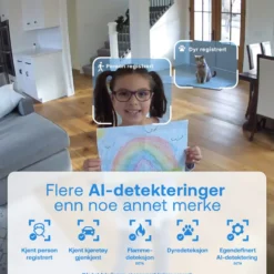 Arlo Essential 3 2K – Overvåkingskamera innendørs 2-pk.