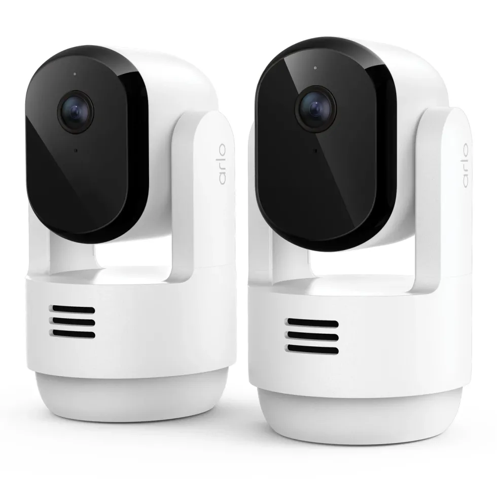 Arlo Essential 3 2K PTZ – Overvåkingskamera innendørs 2-pk.