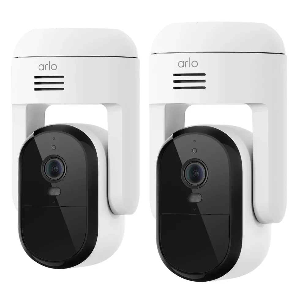 Arlo Essential 3 2K PTZ – Trådløst overvåkingskamera 2-pk.