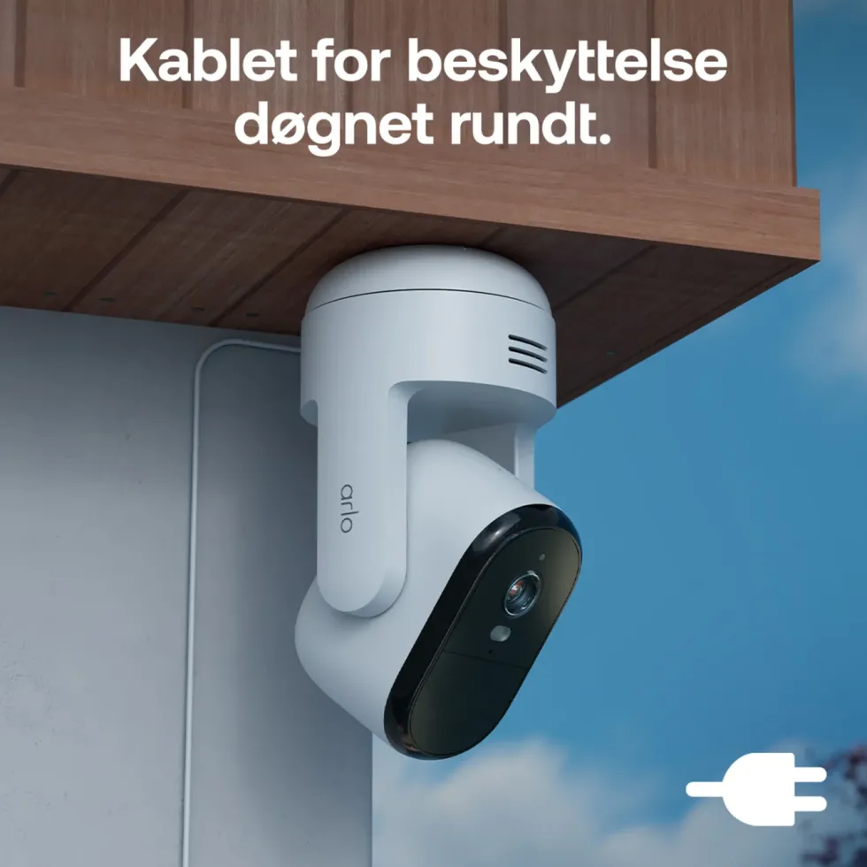 Arlo Essential 3 2K PTZ – Trådløst overvåkingskamera 2-pk.