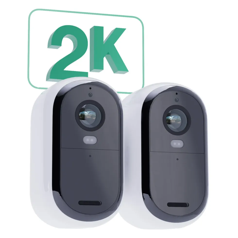 Arlo Essential 2 2K – Trådløst overvåkingskamera 2-pk.