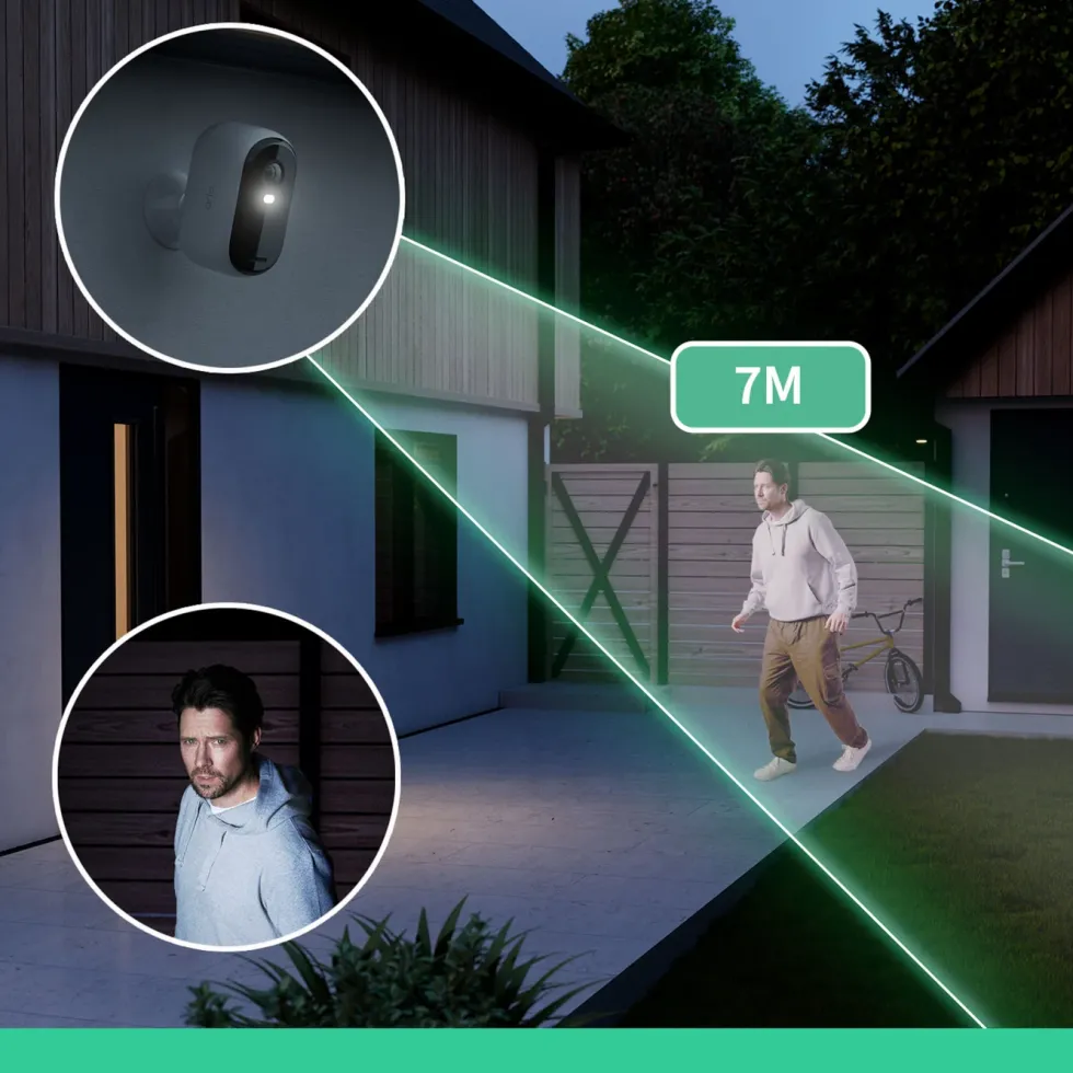 Arlo Essential 2 2K – Trådløst overvåkingskamera 2-pk.