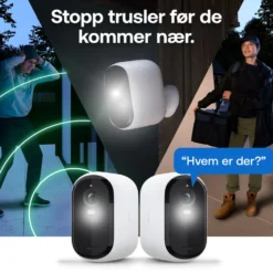 Arlo Essential 3 XL 2K – Trådløst overvåkingskamera 3-pk.
