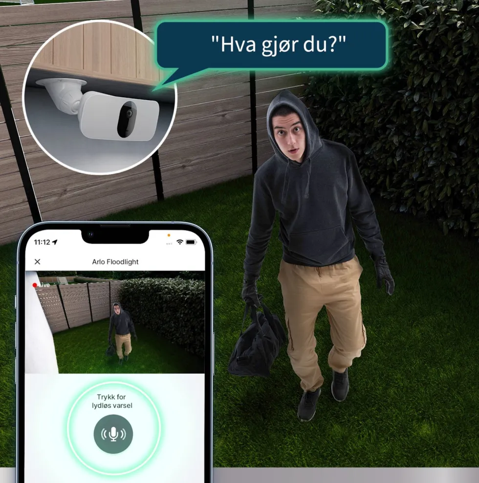 Arlo Pro 3 Floodlight – Overvåkingskamera