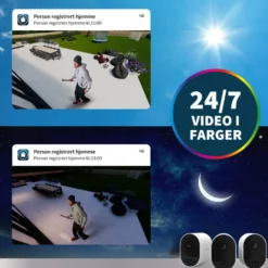Arlo Pro 5 Spotlight – Trådløst overvåkingskamera 3-pk.