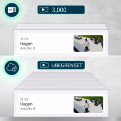 Arlo Pro 5 Spotlight – Trådløst overvåkingskamera 3-pk.