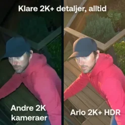 Arlo Pro 6 – Trådløst overvåkingskamera 2-pk.