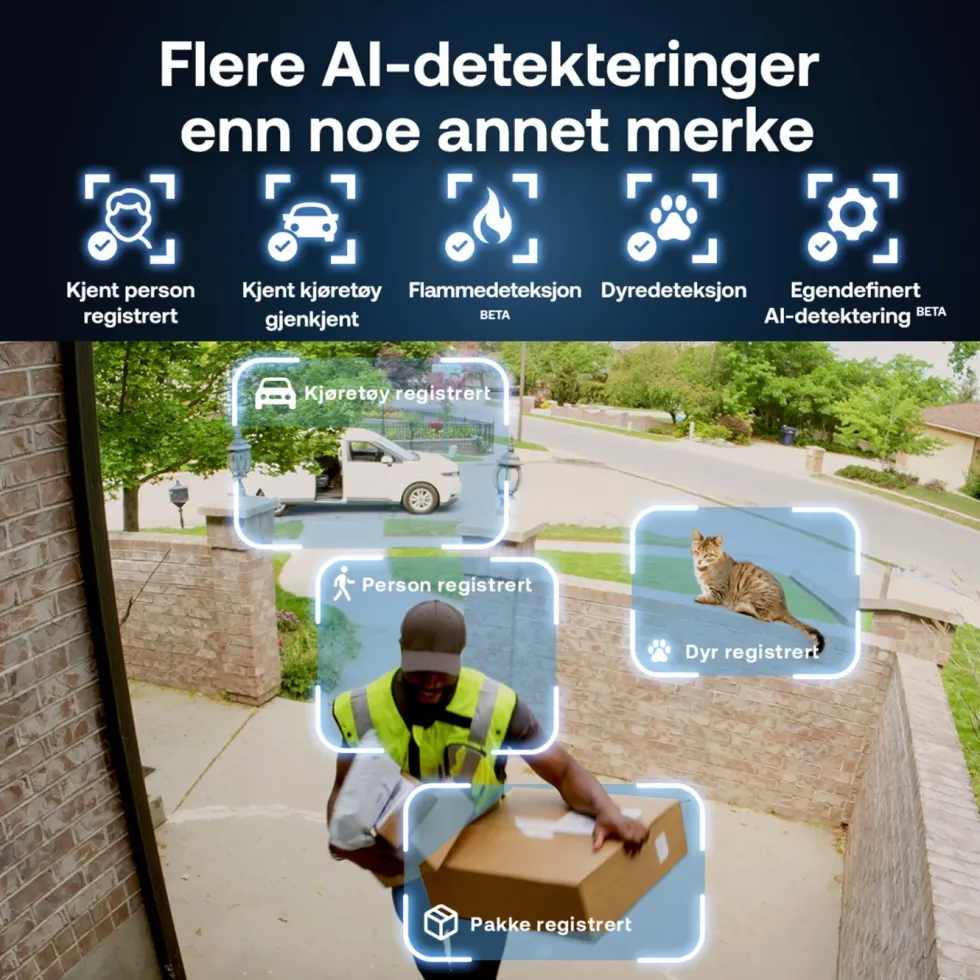 Arlo Pro 6 – Trådløst overvåkingskamera 2-pk.