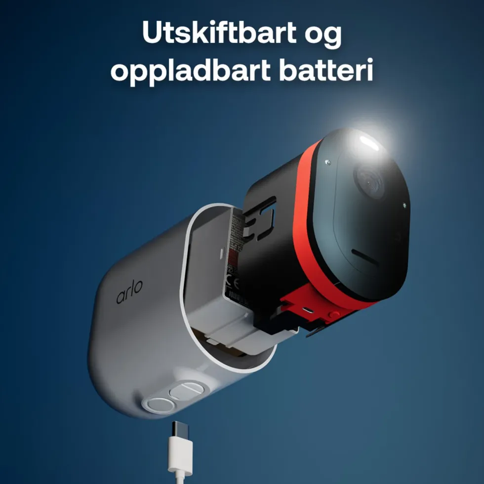 Arlo Pro 6 – Trådløst overvåkingskamera 4-pk.