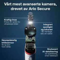 Arlo Ultra 3 4K – Trådløst overvåkingskamera 4-pk.