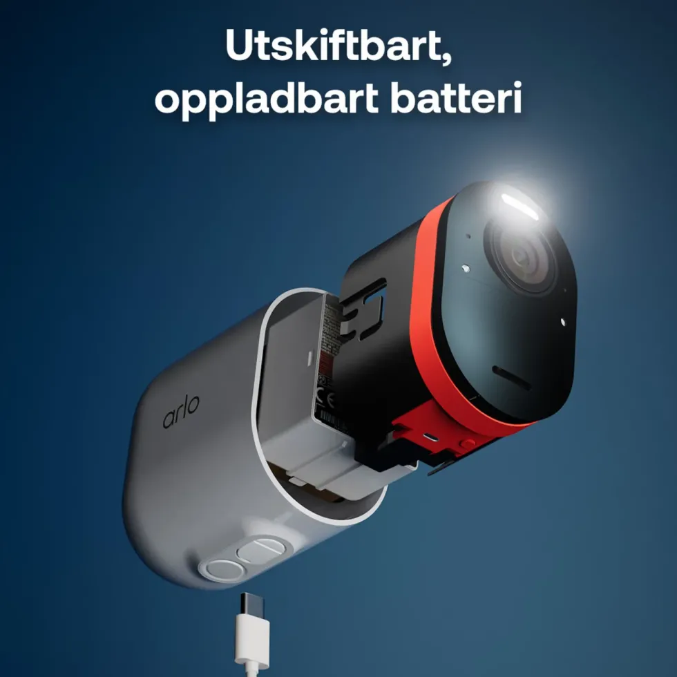 Arlo Ultra 3 4K – Trådløst overvåkingskamera 1-pk.