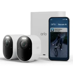 Arlo Ultra 3 4K – Trådløst overvåkingskamera 2-pk.