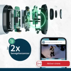 Arlo Ultra 2 Spotlight – Trådløst overvåkingskamera 2-pk. Svart