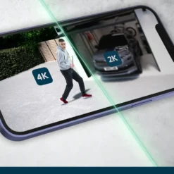 Arlo Ultra 2 Spotlight – Trådløst overvåkingskamera 2-pk. Svart
