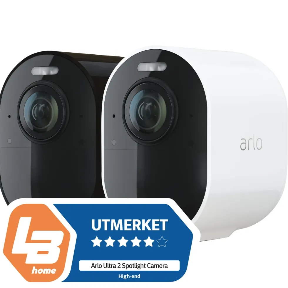 Arlo Ultra 2 Spotlight – Trådløst overvåkingskamera 1-pk. Svart